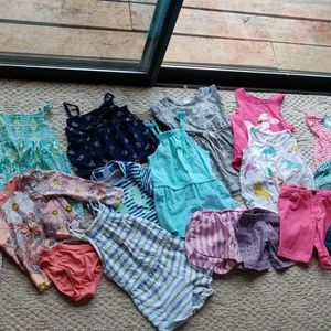 Lot of girls summer clothes size 2t/24 months